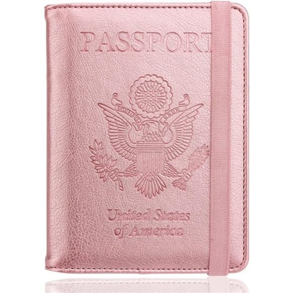 WALNEW RFID Passport Holder Cover Traveling Passport Case - Picture 1 of 6